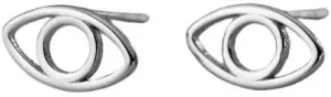 Evil Eye Tiny Small Stud Earrings for Women 925 Sterling Silver Cute Hollow Eyes Cartilage Tragus Mini Studs Earring Fashion Birthday Jewelry Gifts Hypoallergenic