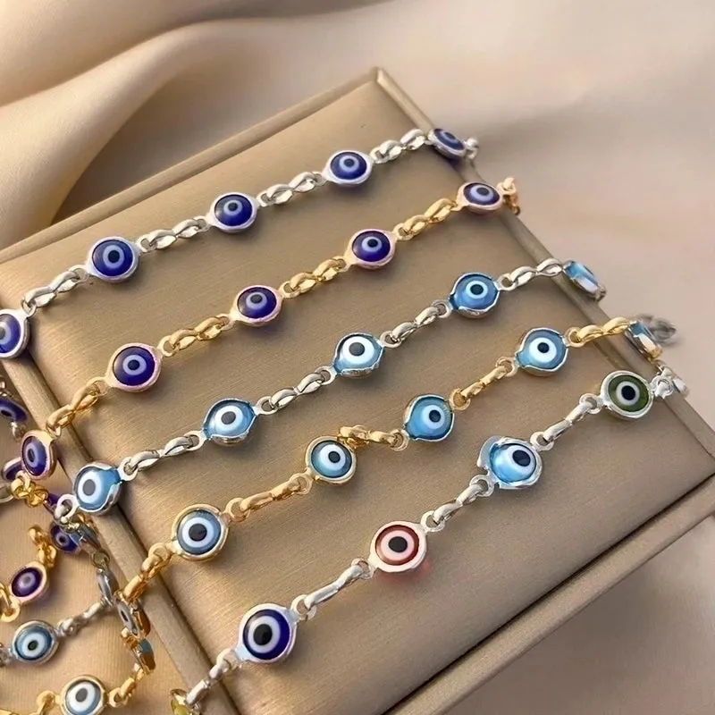 Fashion Devil's Eye Copper Bracelets 1 Piece