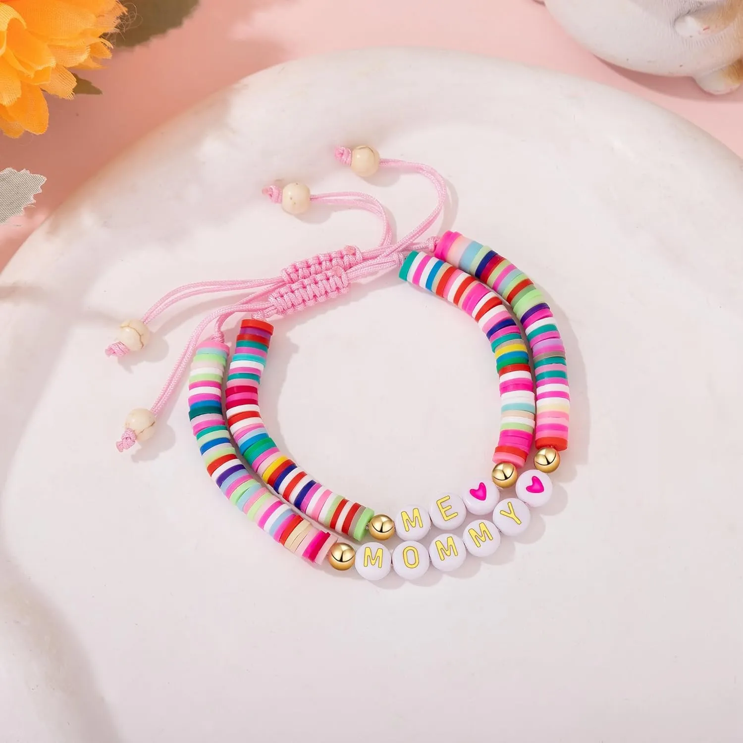 First Day of Kindergarten Bracelet Gift for Mom and Daughter Mommy and Me Back to School Bracelet