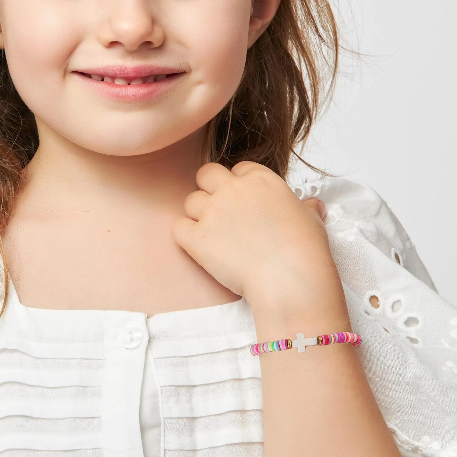 First Day of School Gift Kindergarten Prek Bracelet Mommy and Me Bracelets Back to School Gifts Adjustable Cross Bracelets for Kids Girls Boys Jewelry Gift