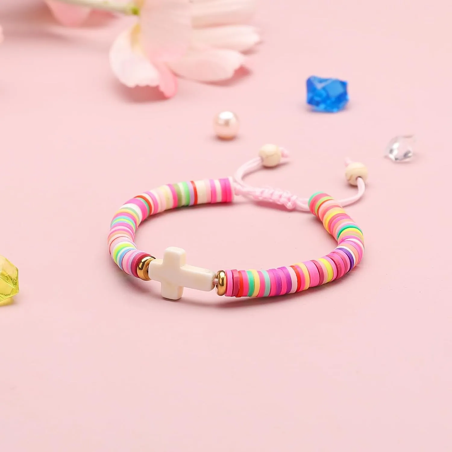 First Day of School Gift Kindergarten Prek Bracelet Mommy and Me Bracelets Back to School Gifts Adjustable Cross Bracelets for Kids Girls Boys Jewelry Gift