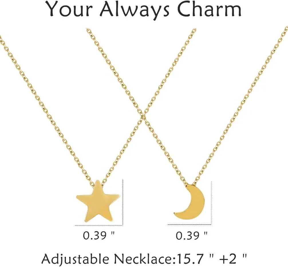 Friendship Necklace BFF Necklaces for 2 Friendship Gifts for Women Best Friend Birthday Gift for Women Matching Necklace for Bff