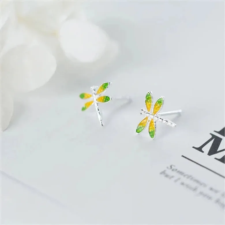 Glazing Dragonfly Mini Studs