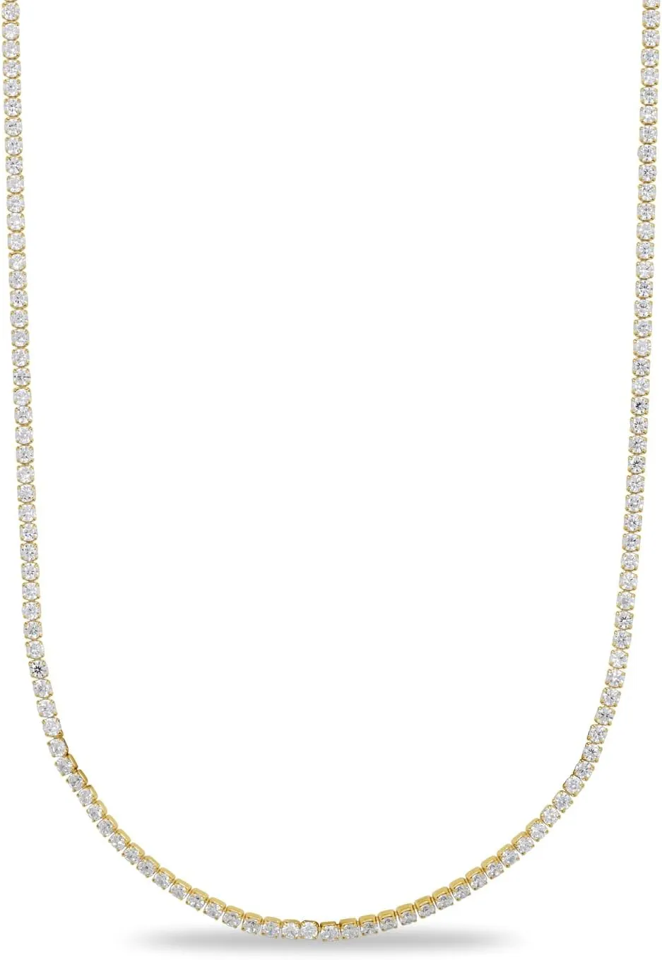 GLD Micro Tennis Necklace - 2MM 16-28 - Designed in Miami - Built to Last