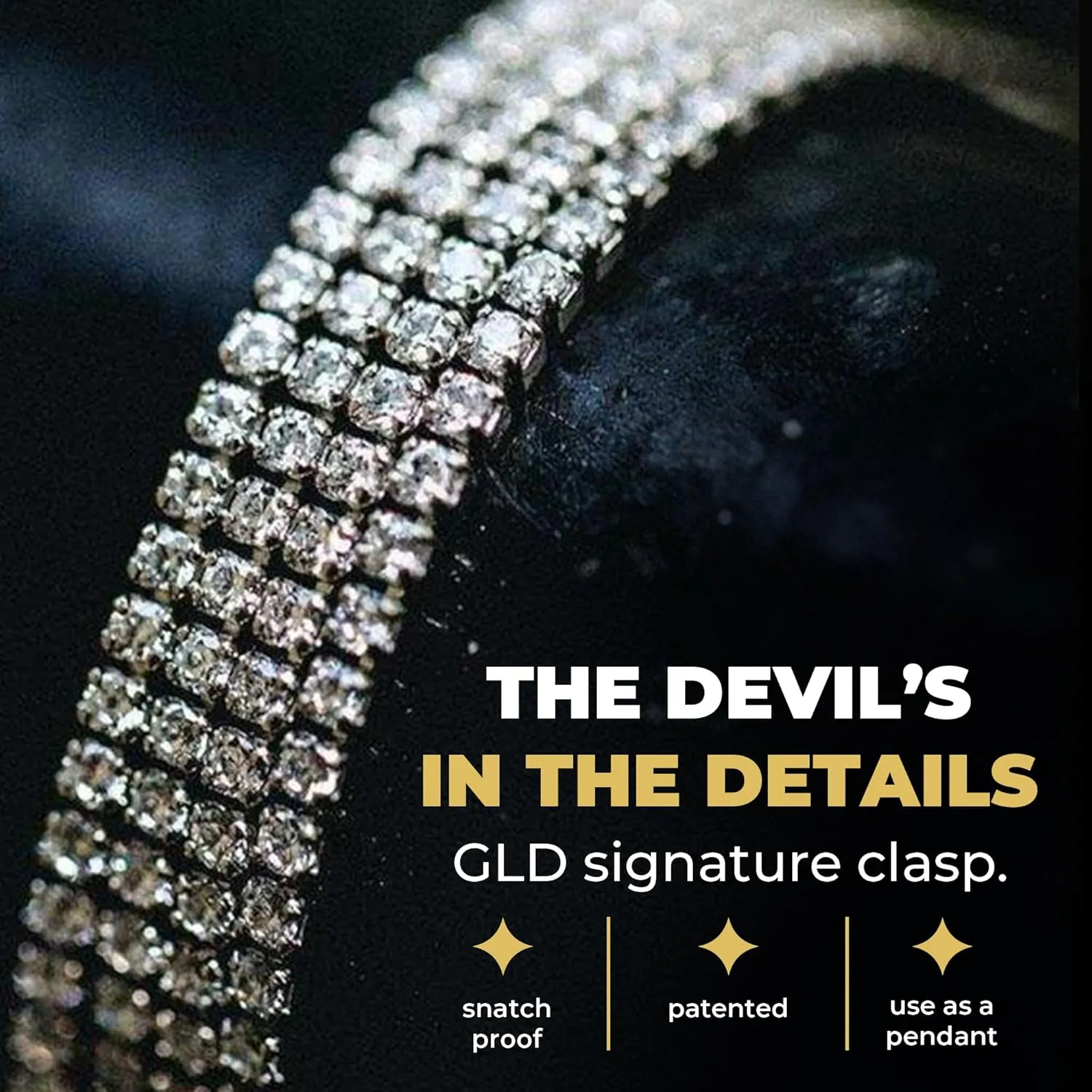 GLD Micro Tennis Necklace - 2MM 16-28 - Designed in Miami - Built to Last