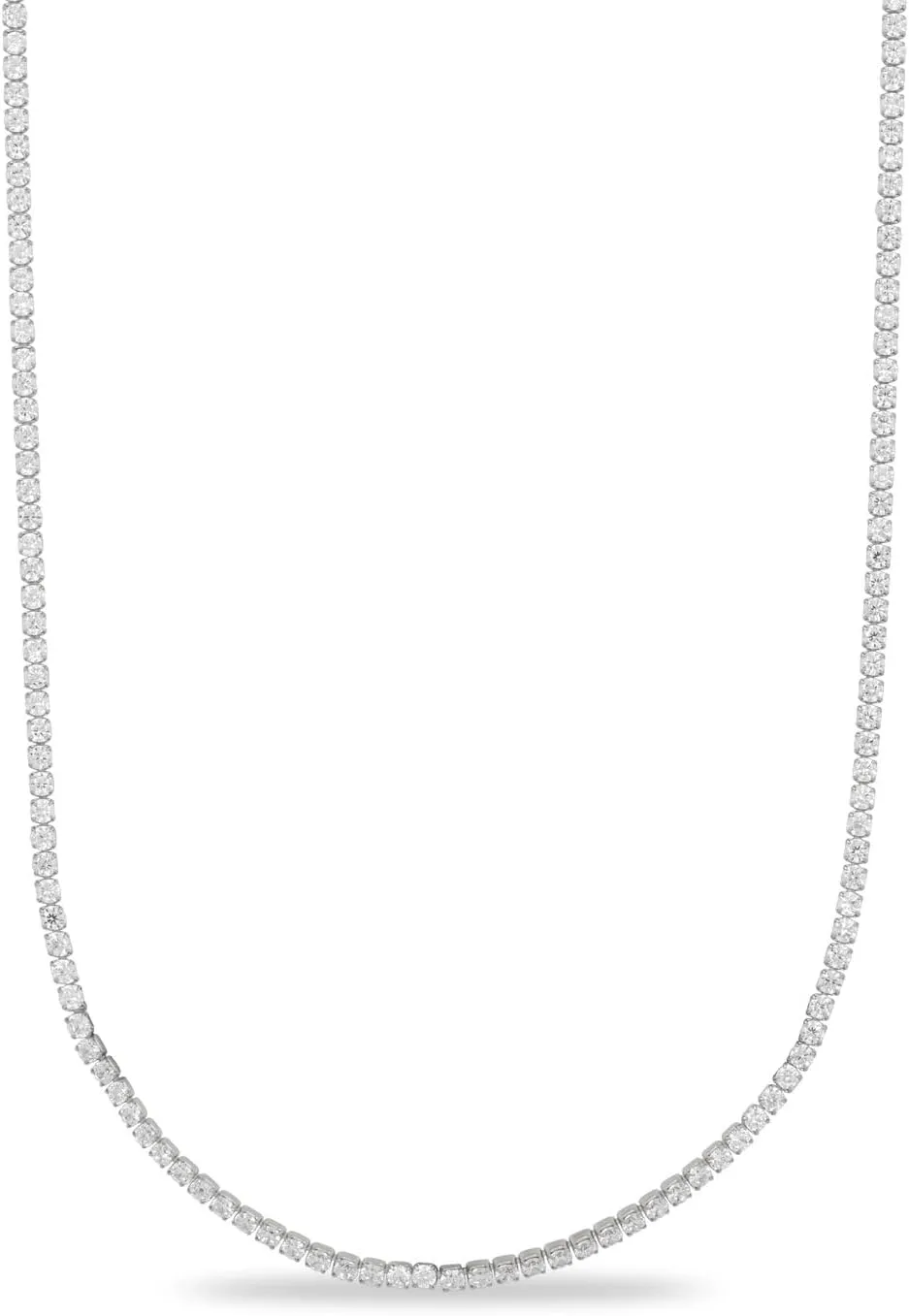 GLD Micro Tennis Necklace - 2MM 16-28 - Designed in Miami - Built to Last