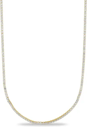 GLD Micro Tennis Necklace - 2MM 16-28 - Designed in Miami - Built to Last