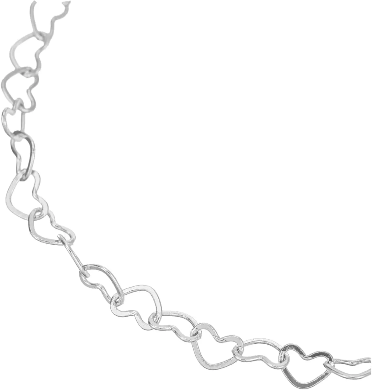 Gold Ankle Bracelets for Women 14K Gold Plated Beaded Heart Chain Simulated Pearl Anklets for Women Waterproof