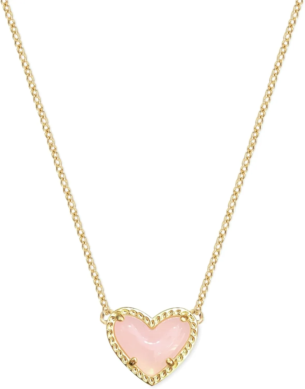 Gold Heart Necklace For Women,14k Gold Plated Heart Synthetic Gemstone Pendant Dainty Gold Necklace Delicate Box Gold Womens Non Tarnish Jewelry Valentine's Day Birthday Gifts For Women Her Y2k Accessories