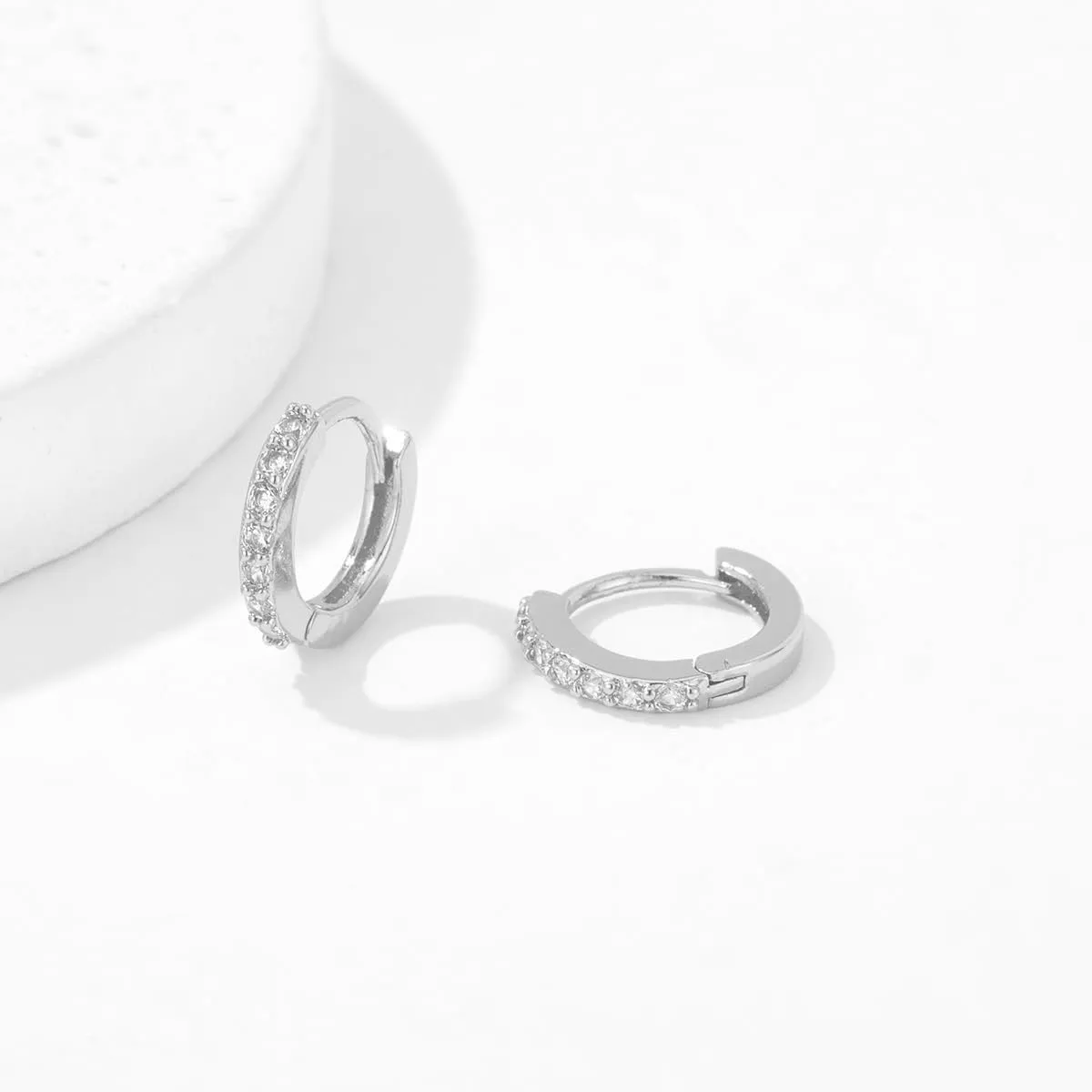 Gold/Silver Earrings for Women Trendy Jacket Studs Earrings Stack 14k Gold Plated Small Hoop Huggie Earring Sets for Multiple Piercing Everyday Ear Cartilage Earring - Gold Jewelry Gifts For Women