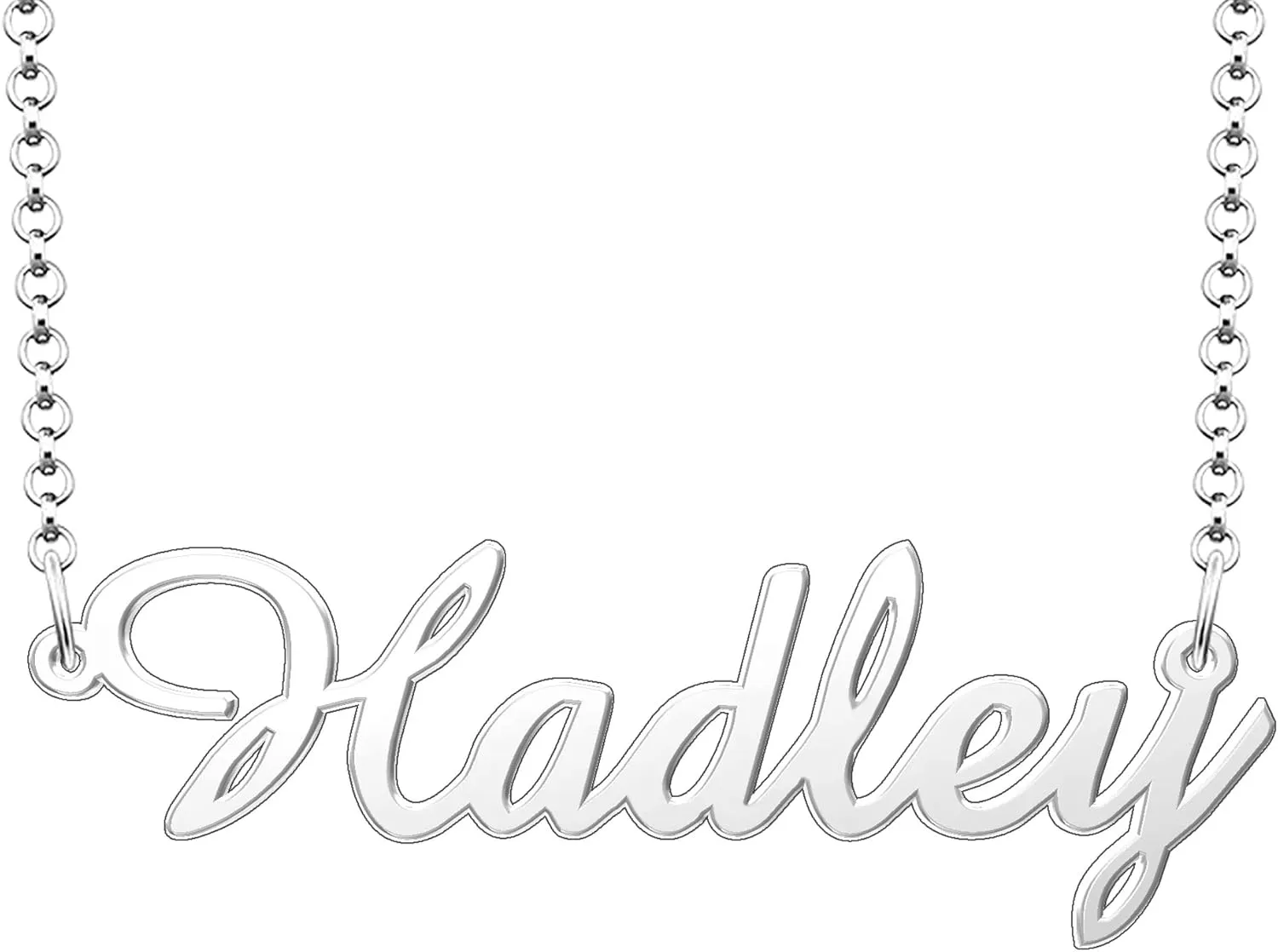 Hadley Name Necklace Personalized Sterling Silver Custom Name Necklace for Women