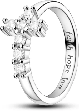 Hapour 925 Sterling Silver Rings for Women, Eternity Stacking Ring CZ Heart Cross Wedding Anniversary Promise Engagement Statement Ring, Animal Cat Flower Bee Daisy Ring Birthday Xmas Gift for Her
