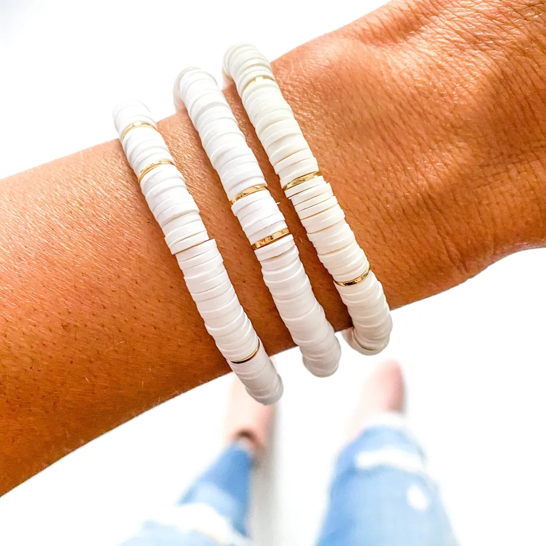 Heishi Bracelets - (More Color Options)