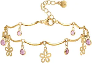 HEYu Dainty 14K Gold Plated Evil Eye Anklets Evil Eye/Four-Leaf Clover/Star/Cross/Leaves/Sun Charm Anklet Turkey Lucky Protection Jewelry