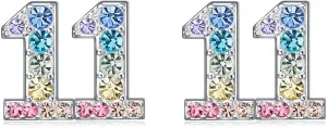 Initial Letter Earrings for Women,Alphabet Letter Earrings Angel Number Baseball Jewelry Gifts for Women