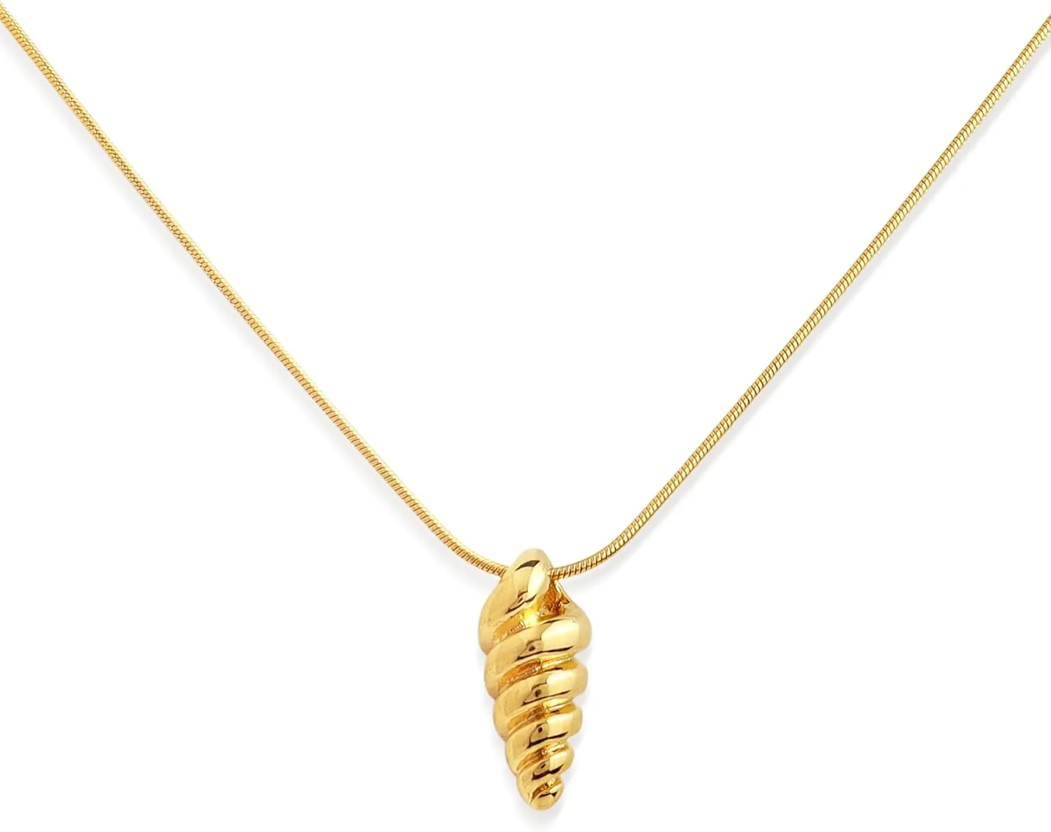 Jean Beau Dainty Gold Shell Pearl Pendant Necklaces for Women, Cute Seashell Chain Choker Necklace Summer Beach Prom Jewelry Gift