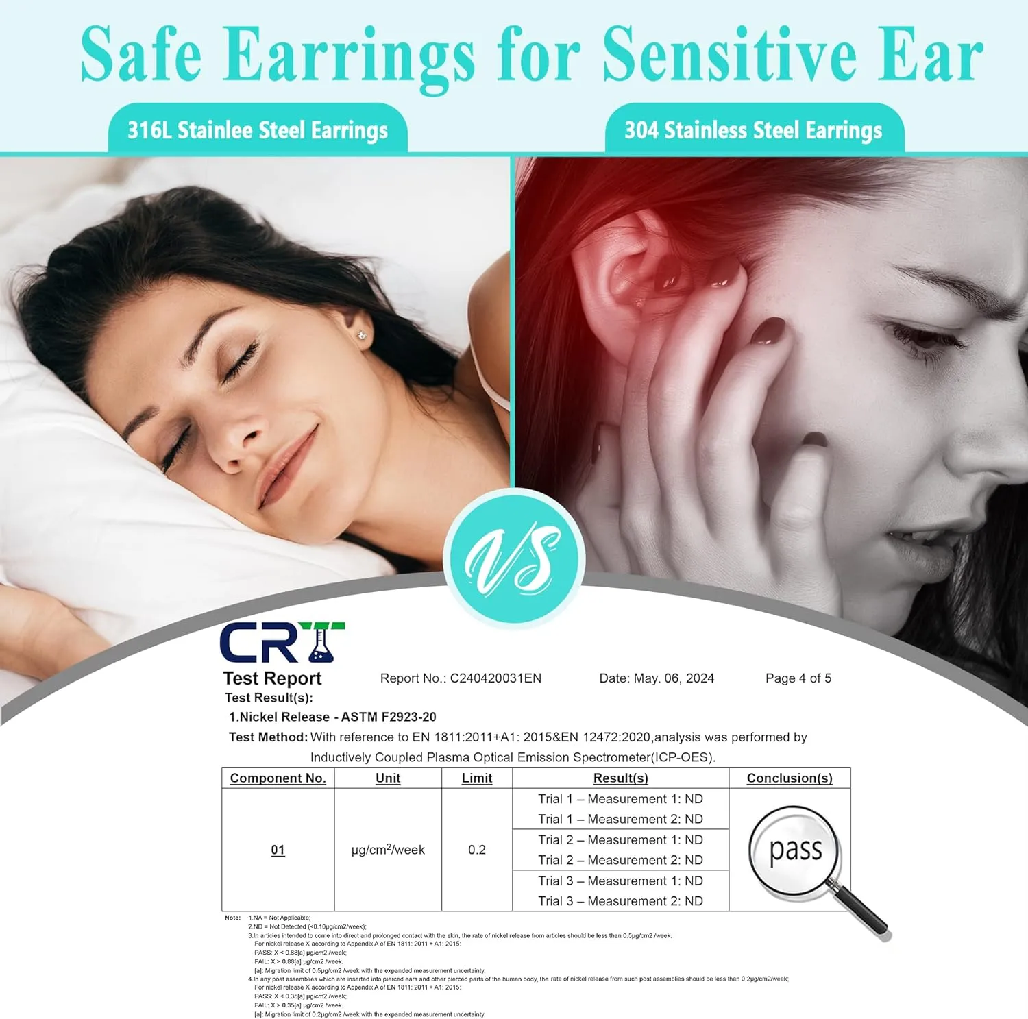 Jstyle Hypoallergenic Earrings for Sensitive Ears-20G Flat Back Earrings for Women Men-Small Surgical Steel Stud Earrings Huggie Hoop Cartilage Nap Earring Sets