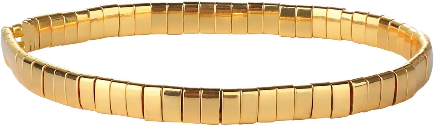 KELITCH Tila Beaded Bracelet Women Stretch Bracelets Colorful Handmade Beaded Summer Jewelry Love