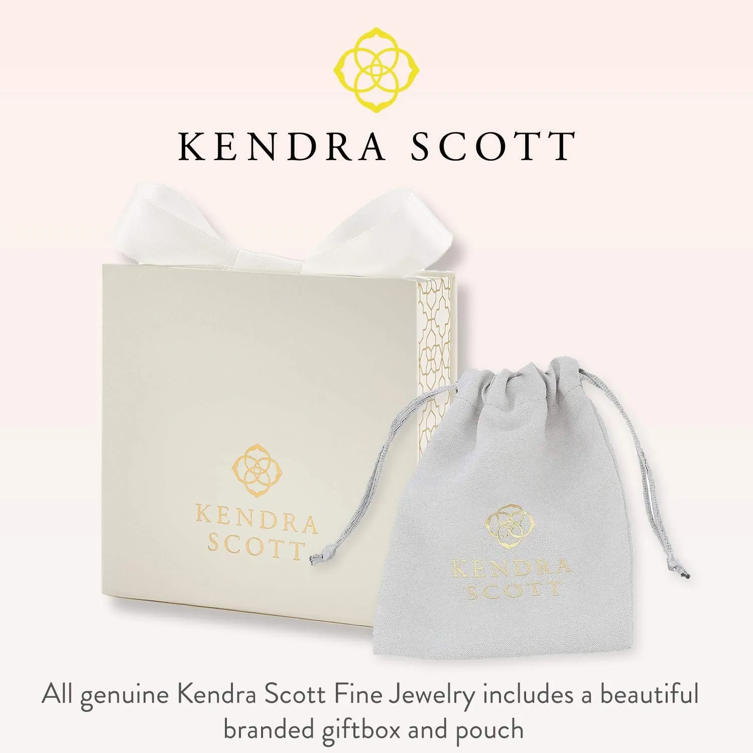 Kendra Scott White Diamond Astrid Ring in 14k Yellow Gold, Fine Jewelry for Women