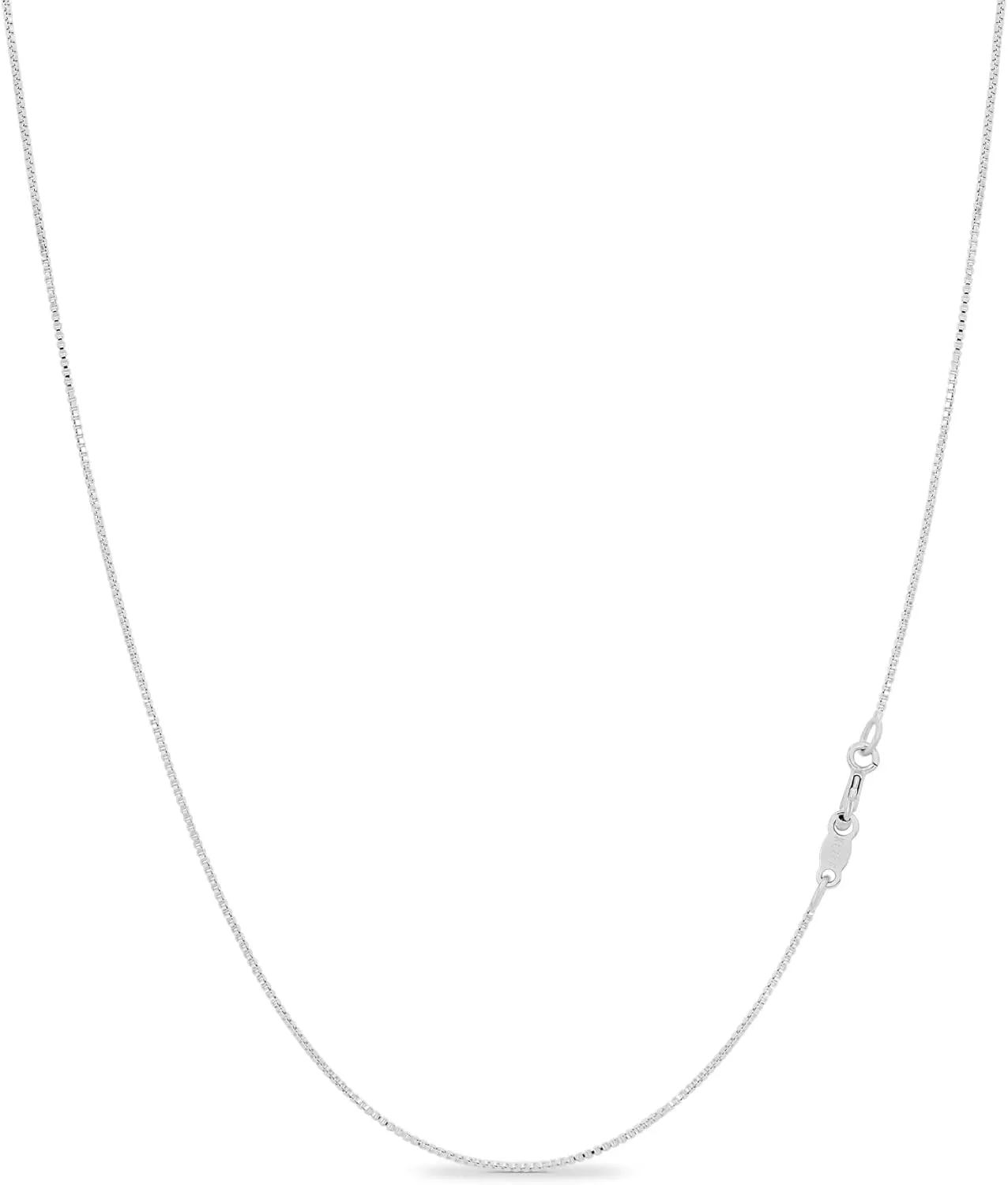 KEZEF 925 Sterling Silver Necklace for Women | Thin 0.7mm 18k Gold plated, Rose Gold chain for women, Silver chain necklace jewelry | cadena de plata 925 para hombre mujer
