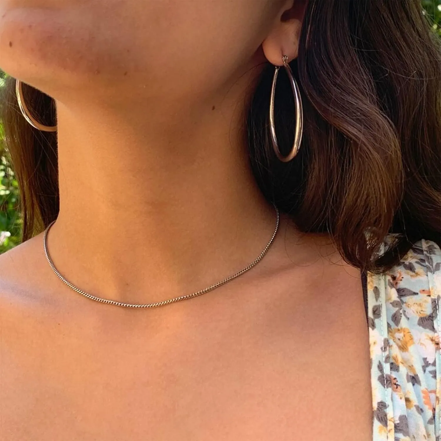 Large Silver Hoop Earrings for Women 925 Sterling Silver Hypoallergenic Gold Earring Lightweight Jewelry Gift