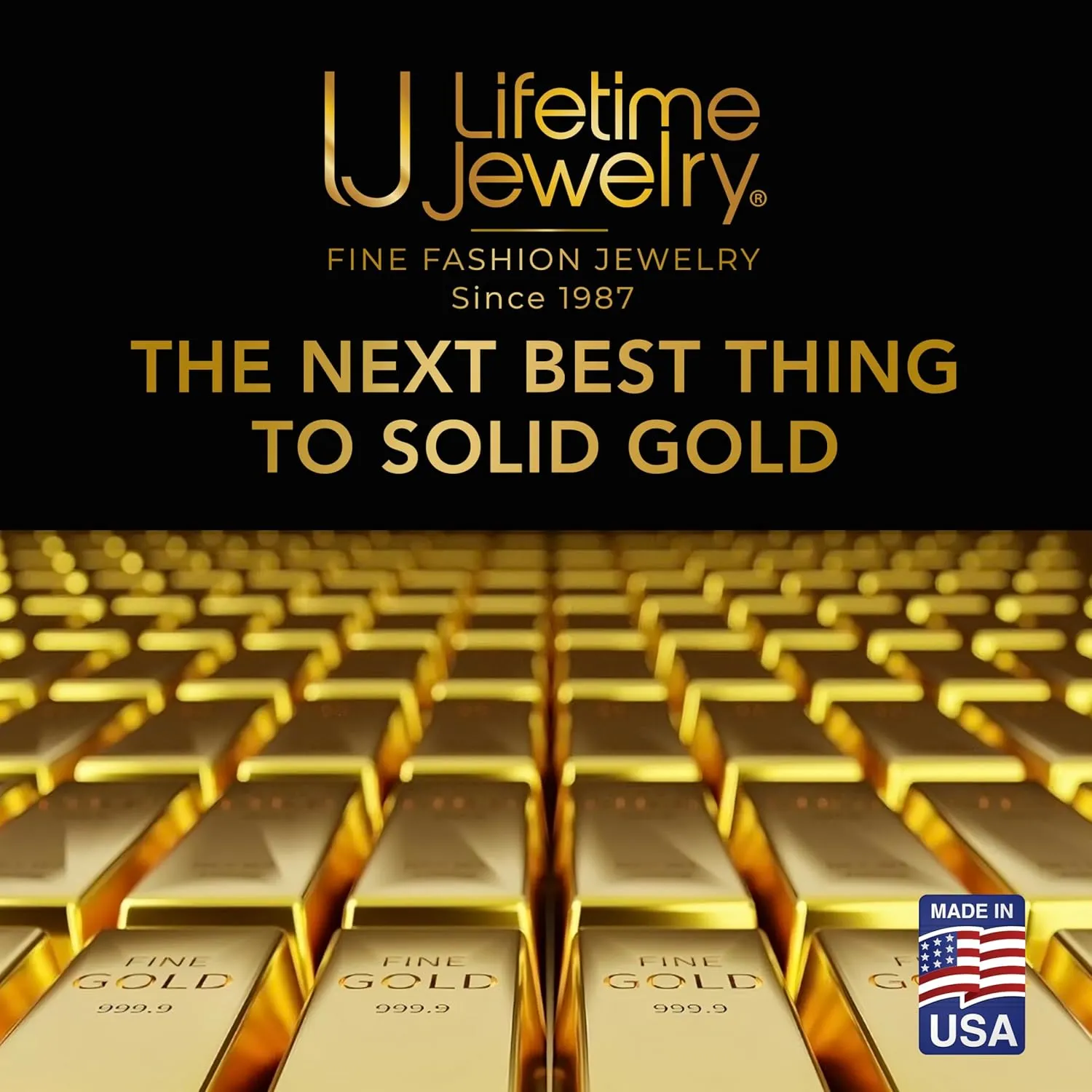 LIFETIME JEWELRY 4mm Gold Rope Chain for Men & Women 24k Real Gold Plated Diamond Cut Gold Necklace 16 to 30 Inch