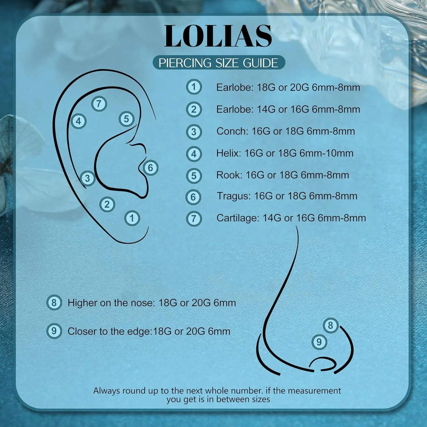 LOLIAS 20G 18G 16G Threadless Nose Studs Rings for Women Men 316L Surgical Steel Push in Flat Back Earrings CZ Lip Labret Nose Rings Studs Cartilage Helix Conch Medusa Nostril Tragus Piercing Jewelry 6mm 8mm 10mm Length