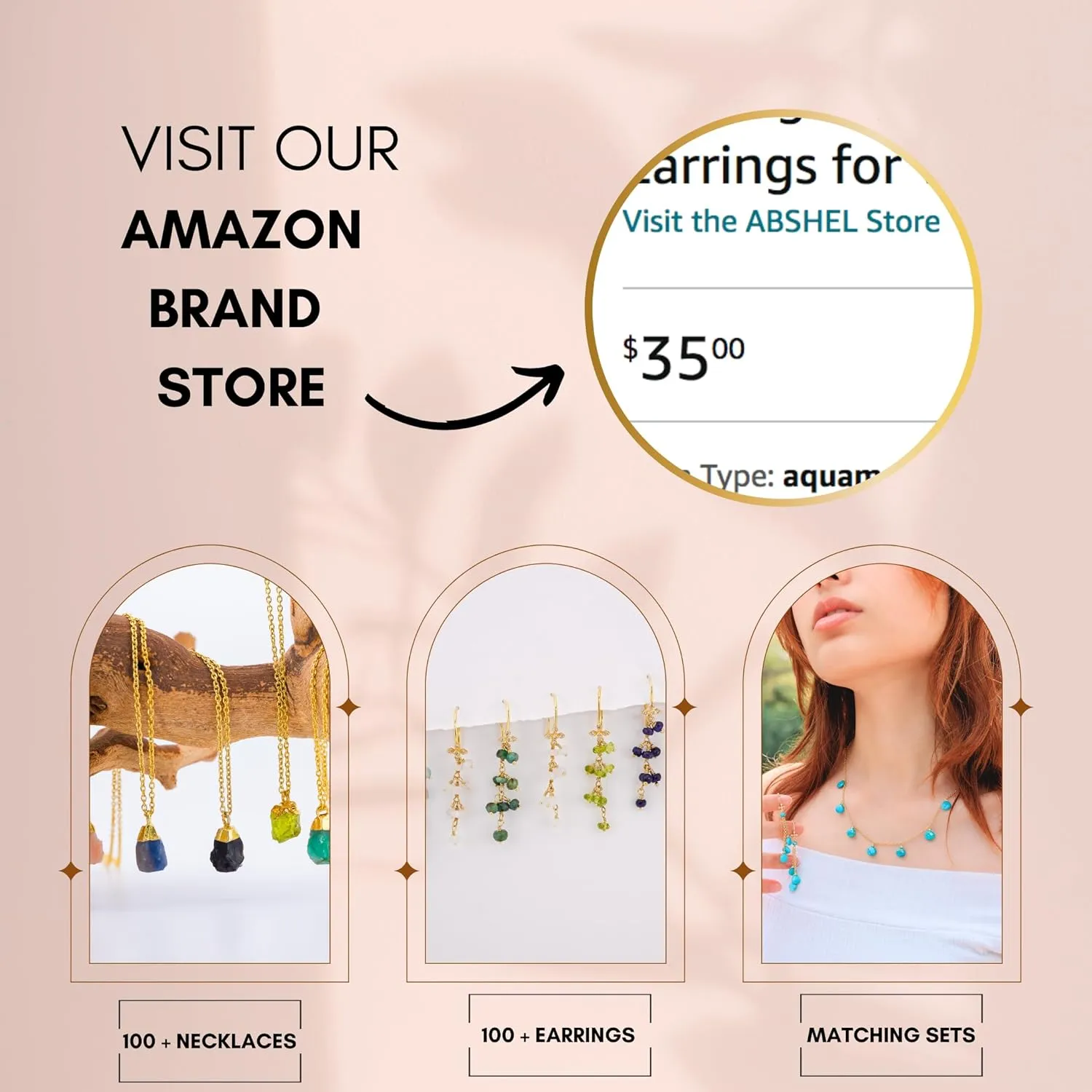 Moonstone Necklace for Women, Premium Gold Minimalist Round Necklaces - Tarnish Free 18K Gold Plated Certified S925 Classic Statement Necklace Gold Jewelry for Women - Mothers Day Gifts for Mom Wife