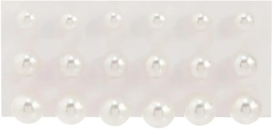 New 2026 12Pairs 6-12Mm White Imitation Pearl Jewelry Set Stud Earring For Women Classic Romantic Temperament Brincos Her Gift Fashion Trendy Accessories Creative