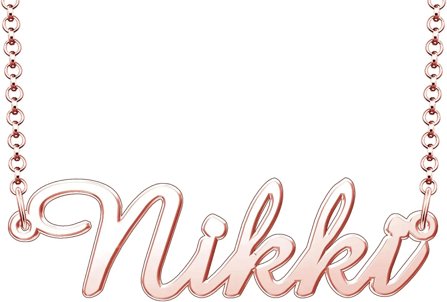 Nikki Name Necklace Personalized Sterling Silver Custom Name Necklace for Women
