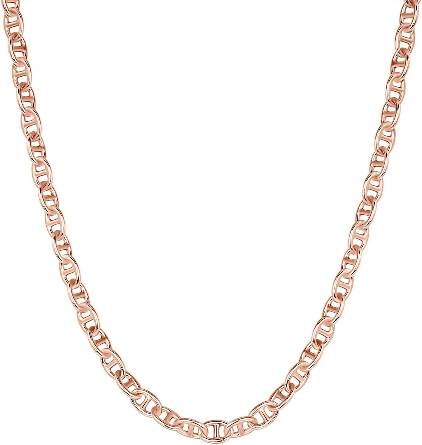 PAVOI 14K Gold Plated Adjustable Link Chain Necklace for Women | Box Rope Sphere Bead Serpentine Anchor Mariner Gold Chain Necklaces