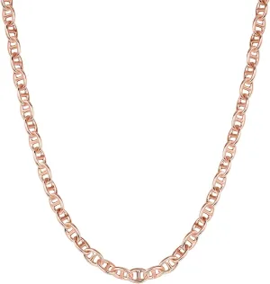 PAVOI 14K Gold Plated Adjustable Link Chain Necklace for Women | Box Rope Sphere Bead Serpentine Anchor Mariner Gold Chain Necklaces