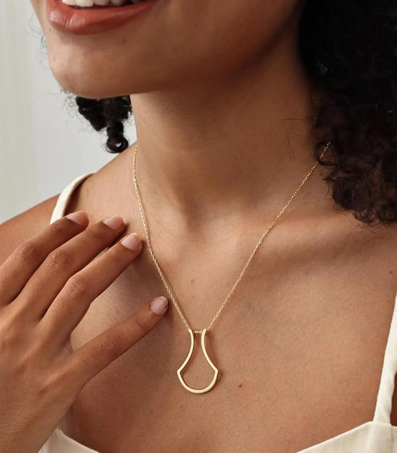 Ring Holder Necklace - Women Stainless Steel Wedding Engagement Ring Keeper Necklaces - Ring Holding Gift for Wife,Men,Doctor,Nurse,Party, Fitness enthusiasts