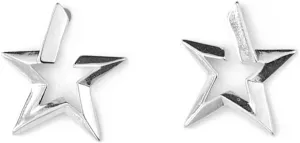 S925 Sterling Silver Star Earrings for Women Cute Stud Simple Statement Lucky Stars Trendy Piercing Tiny Cartilage Tragus Hypoallergenic Earring Dainty Minimalist Jewelry for Her