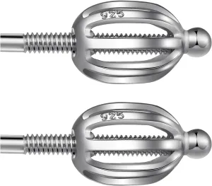 Screw Back Earrings Back Earrings Replacement Suitable for Our All Styles Screw Back Stud Earrings Locking Earring Back