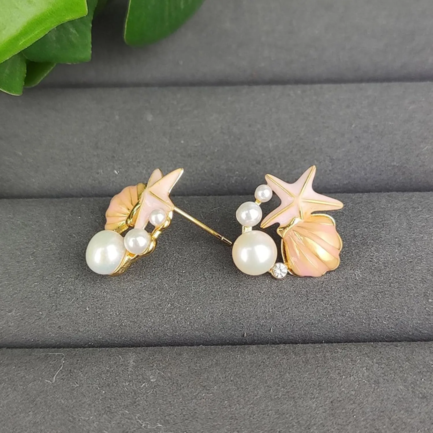 Seashell Earrings for Women Shell Earring Starfish Shell Pearl Earring for Women Summer Beach Jewelry Beachy Statement Prom Jewelry
