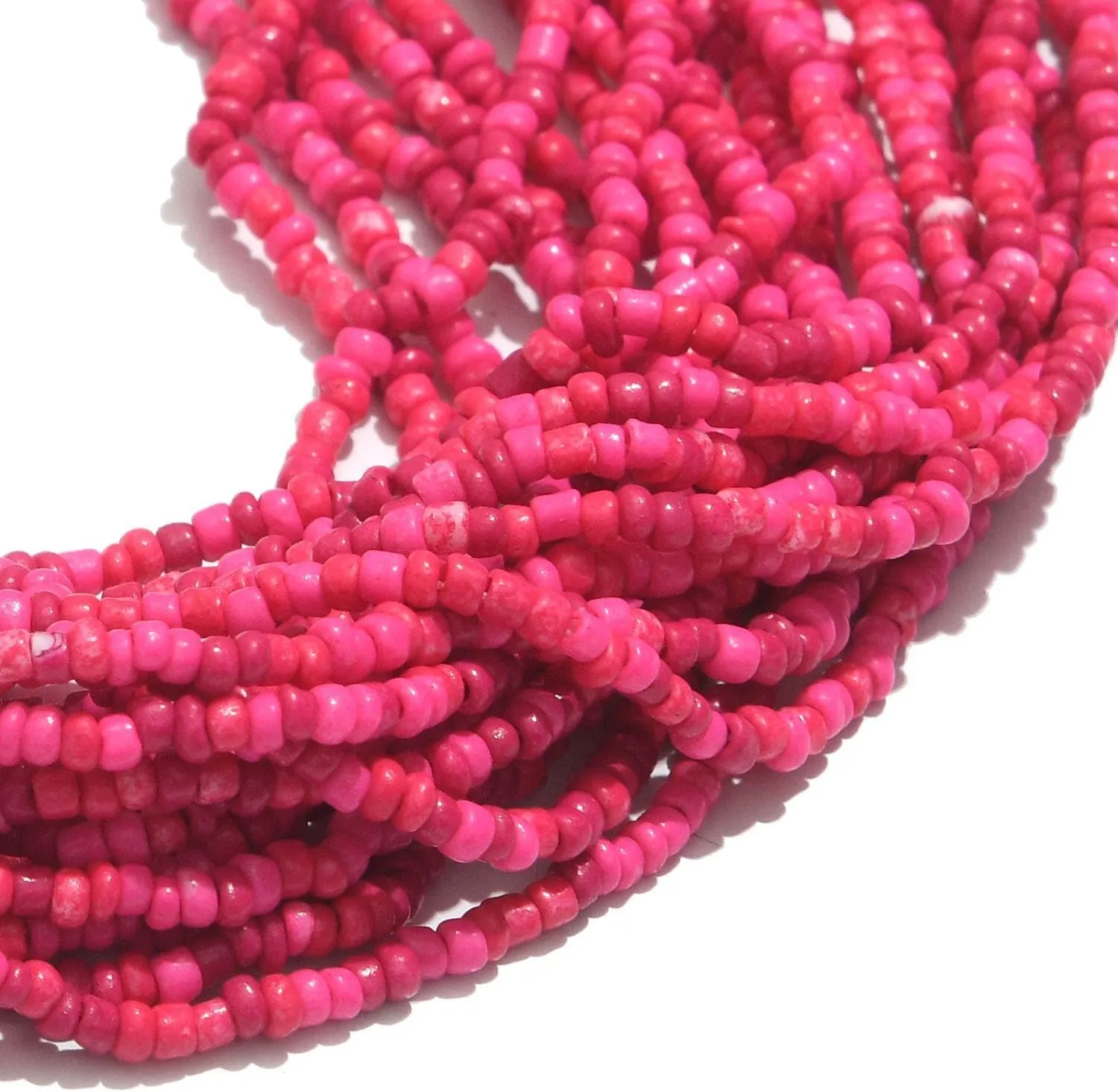 Shop LC Beaded Goldtone Seed Bead Multi Layered Necklace for Women Jewelry Size 20" Birthday Gifts