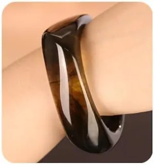 Sither Chunky Acrylic Bracelet for Women Cuff Bangle Bracelet Colorful Irregular Wide Bracelet for Halloween Christmas Gift