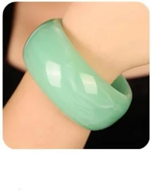 Sither Chunky Acrylic Bracelet for Women Cuff Bangle Bracelet Colorful Wide Bracelet for Halloween Christmas Gift