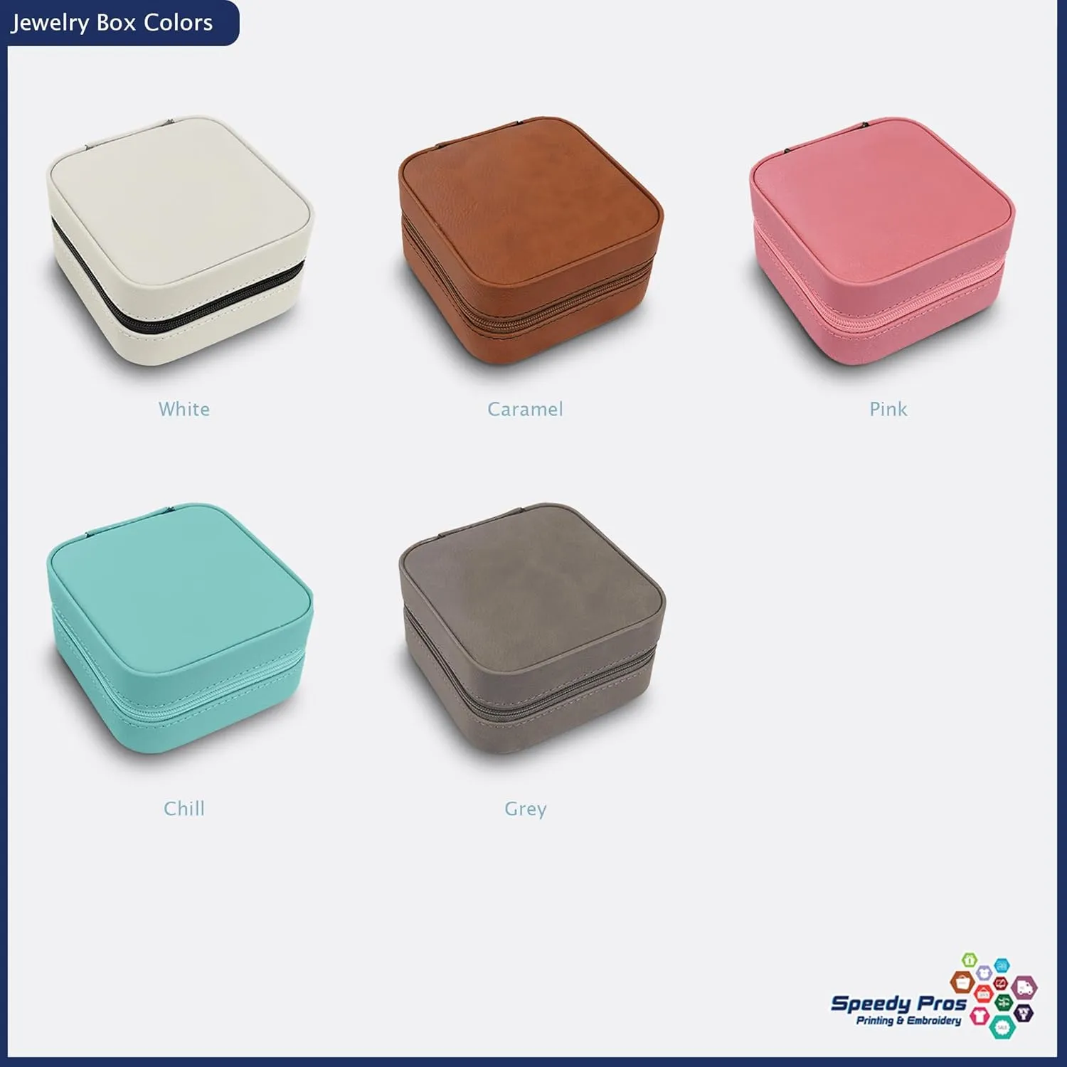 Speedy Pros Custom Leather Jewelry Box Faith Hope Love Engraved Travel Jewelry Case Personalized Jewelry Organizer Earring Ring Box Storage Chill Personalized Text Here
