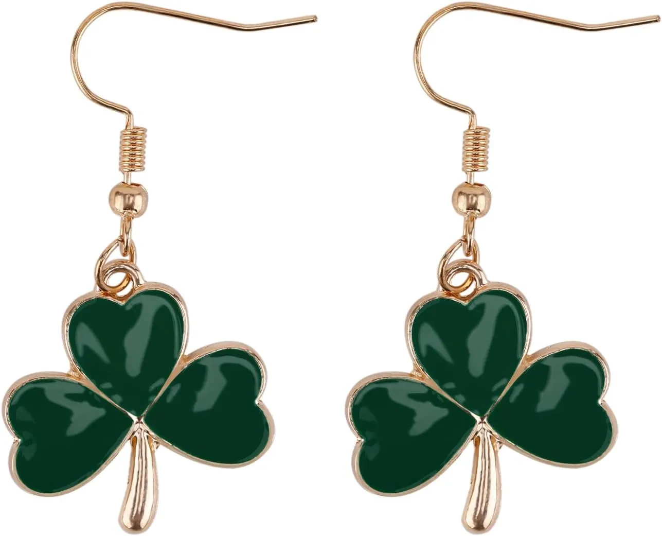 St. Patrick's Day Earrings, Shamrock Dangle Earrings Cute Green Clover Earrings Lucky Shamrock Earrings Studs St. Patrick's Day Accessories for Women Girls