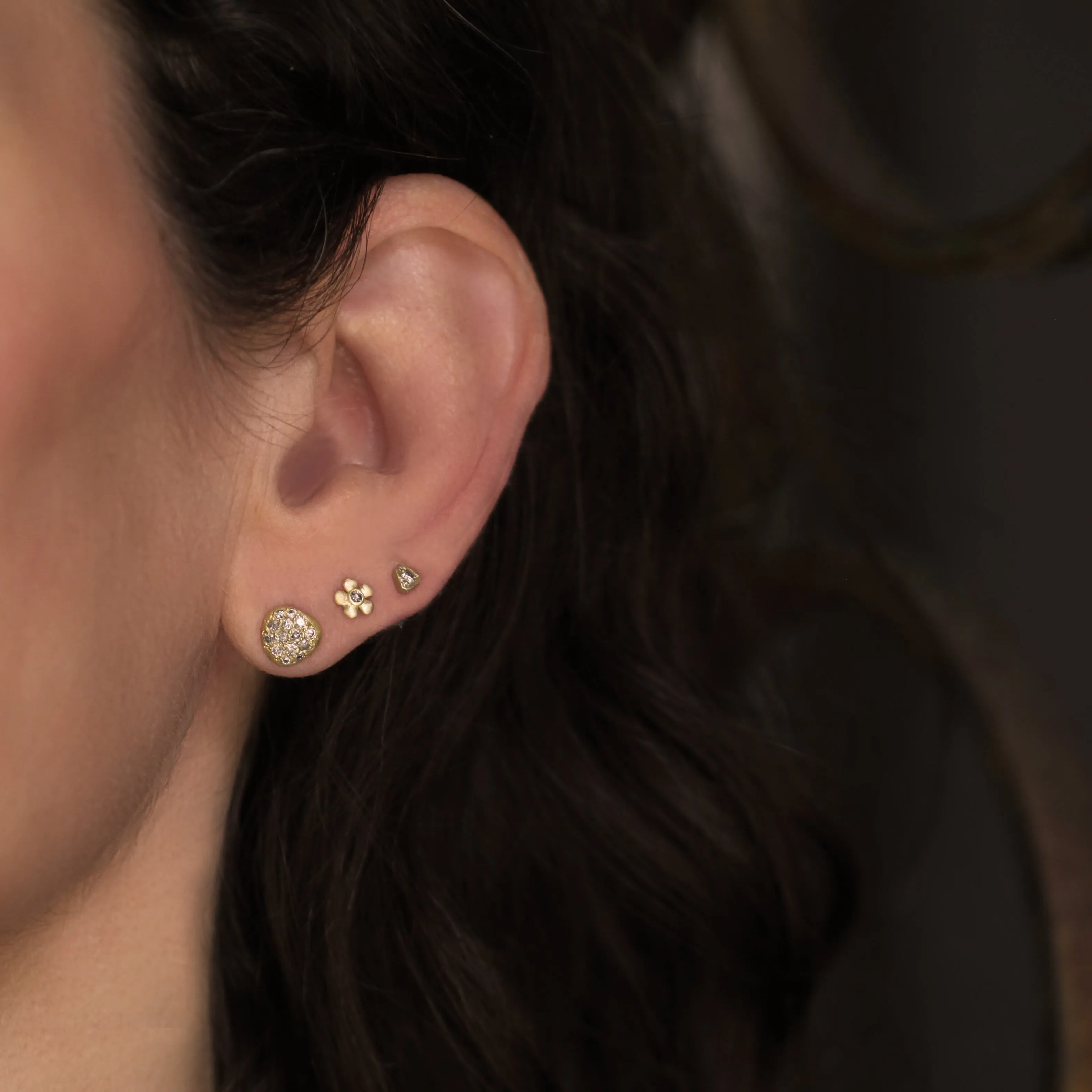 The Petal Diamond Studs