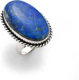 Vintage Style Antique Silver Plating Brass Oval Stone Color Change Mood Ring Size Adjustable