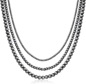 Western Jewelry for Women Navajo Pearl Necklace Western Necklace Boho Navajo Pearl Layered Necklace Western Necklace Western Jewelry Outfits Accessories for Women