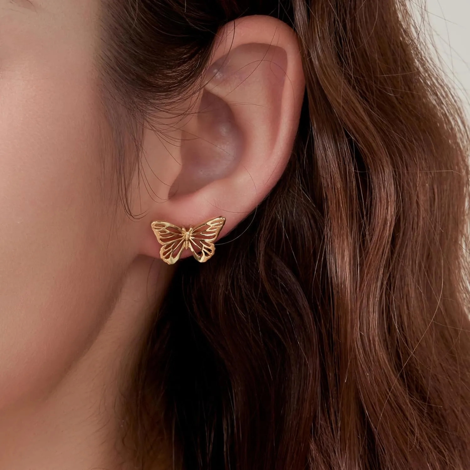 Women Star Heart Teardrop Earrings,Girls Round Circle Triangle Hexagon Stud Earrings Gifts Jewelry