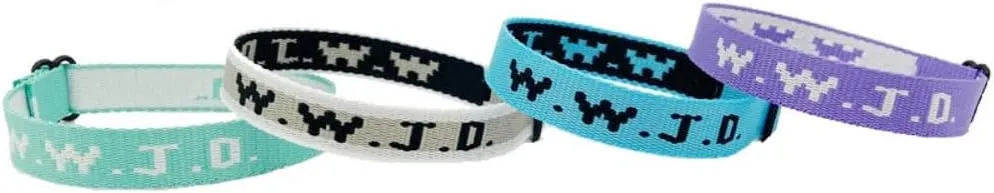 XAM WWJD Cross Bead Bracelet Braided Rope Bracelet with Card Cross Charm Stretch Bracelet For Women Men Holiday Jewelry Gifts