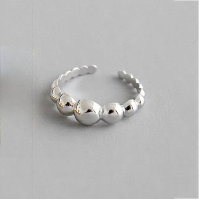 XIYANIKE Wholesale 925 Sterling Silver Party Rings for Women Couples Jewelry Adjustable Fashion Elegant Wedding Accessories Gift