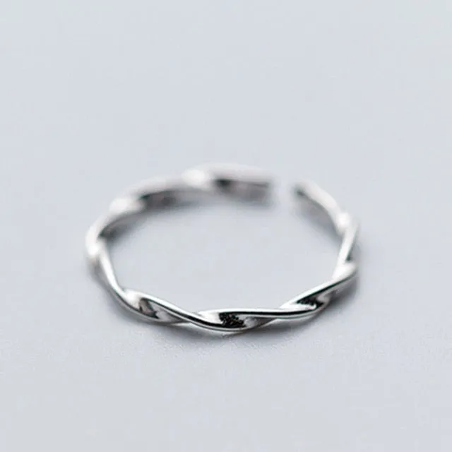 XIYANIKE Wholesale 925 Sterling Silver Party Rings for Women Couples Jewelry Adjustable Fashion Elegant Wedding Accessories Gift