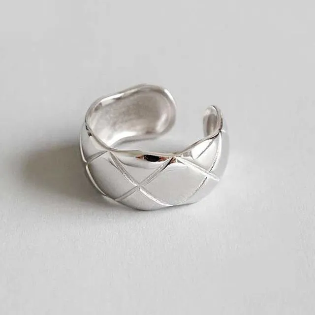 XIYANIKE Wholesale 925 Sterling Silver Party Rings for Women Couples Jewelry Adjustable Fashion Elegant Wedding Accessories Gift