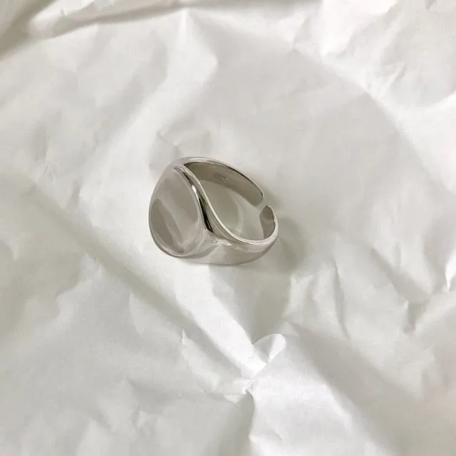 XIYANIKE Wholesale 925 Sterling Silver Party Rings for Women Couples Jewelry Adjustable Fashion Elegant Wedding Accessories Gift